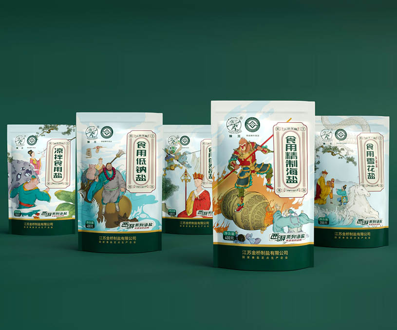金橋鹽業-西游系列包裝